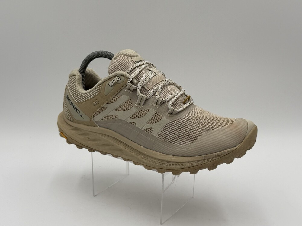Merrell Antora 3 Women's Size 9 Sneakers Mesh Oyster Vibram Trail J067744